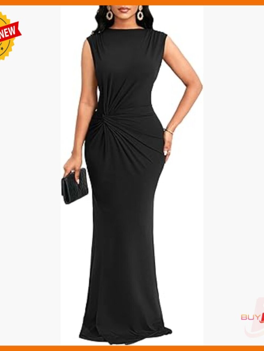 Formal Bodycon Prom Dress Sleeveless Floor Length Evening Party
